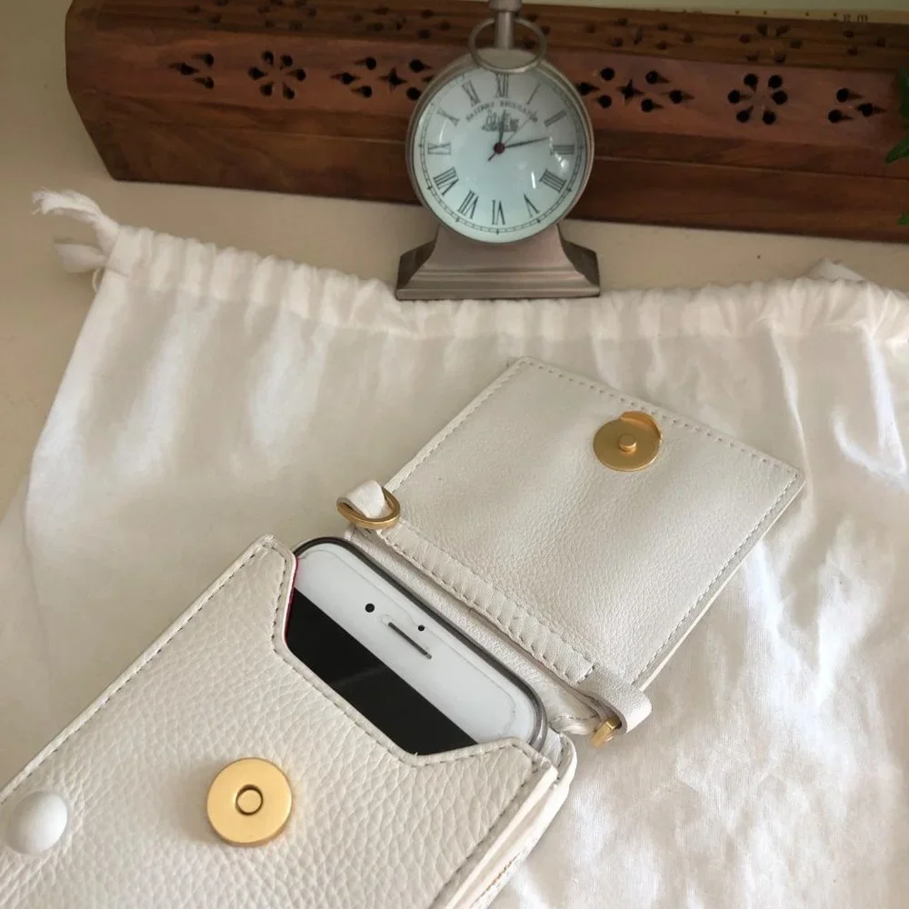 ***SOLD***Hammitt 310 West Crossbody Pebble Leather Marshmallow White - Picture 6 of 16